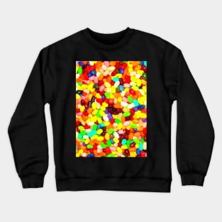 Colorful Cute Jelly Beans Pattern Dress, Apparel and Decor Crewneck Sweatshirt